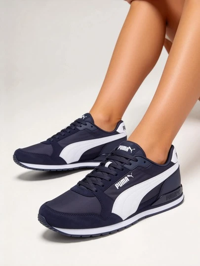 Puma ST Runner V3 NL 运动鞋，低帮，轻便男女运动休闲跑步和旅行鞋，384857-02