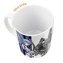 Taza de Evangelión Clon Rei Eva 00 De Cerámica 11 Oz 325 Ml Mugs de Evángelion Anime - Blanco - Ver 4