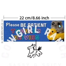 1 pieza Lindo adhesivo del Día de los Inocentes - Resistente al agua y removible, se puede pegar en cualquier superficie como el maletero del coche, la ventana de vidrio u otros lugares deseados - Multicolor - Ver 5