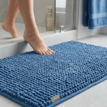 Non-Slip, 60x40cm, Polka Dot Rug For Bathroom/Shower Stall, Various Colors. - Đại dương xanh - Xem 2