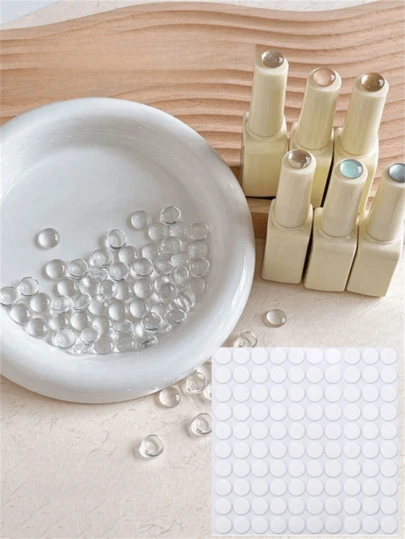 40 miếng dán trưng bày sơn móng tay trong suốt, bảng tập vẽ móng trong suốt, giá trưng bày cho tiệm nail, dụng cụ chăm sóc móng và khuôn dập móng, thích hợp cho một số tiệm nail để dán nhãn mỹ phẩm, nắp sơn móng tay, nắp bút kẻ lông mày, nắp dung dịch tẩy trang, nắp hộp đựng, v.v. Dụng cụ làm móng, trang trí móng tay cho mùa tựu trường, nghệ thuật làm móng