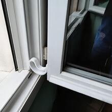 Multi-Function Sliding Door & Window Stopper, Anti-Collision Bottom Fixed Wedge, Ventilation, Anti-Tilt Fixer, Windproof & Shock-Proof, Simple No Installation Required - 1 White Item - View 5