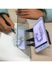 1pc Optical Drawing Board, Tracing Light Box Tool For Phone/Tablet, Sketching Projection Painting Supplies - Multicolor - View 5