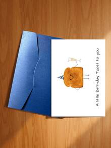 1 thiệp chúc mừng sinh nhật hài hước/ Thiệp chúc mừng sinh nhật cá nhân hóa/ Thiệp chúc mừng sinh nhật vui nhộn "Chúc mừng sinh nhật bạn"/ Thiệp chúc mừng sinh nhật cá nhân hóa mang ý nghĩa chữa lành, thích hợp làm quà tặng sinh nhật vui nhộn cho bạn bè và gia đình (Bao gồm 1 thiệp/1 phong bì, kích thước 4.3" x 6.3") - Kiểu A - Xem 16