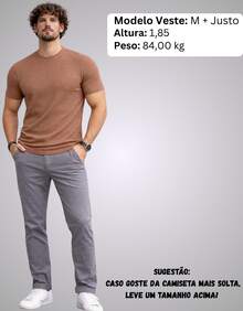Premium Textured T-Shirt, Men's Casual Textured Knit Shirt - 摩卡棕 - 查看 7