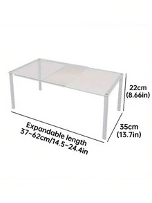 Heavy Duty Adjustable Expandable Wardrobe Organizer Rack - Space Saving Stackable Metal Storage Shelves, Polished Surface, No Assembly Required. Suitable For Kitchen, Bedroom, Office Desk Organization, Multi-Purpose Shelving Unit, Shoe Rack - White - View 14