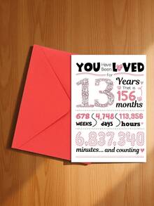 13/18/21/30 Birthday Celebration Set - Sparkling Number Decor Suitable For Her, Minimalist Photo Backdrop Suitable For Him, Includes Greeting Card And Envelope - Style Five - View 21