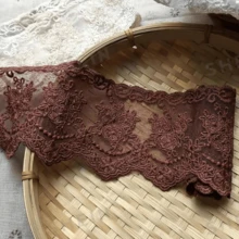 1/5 Yard European Style Crown Embroidered Inelastic Lace Trim, Suitable For DIY Wedding Decoration, Curtains, Tablecloths, Sofa Covers, Clothing Decoration, Home Decor, And Beginner Sewing - Multicolor - View 9