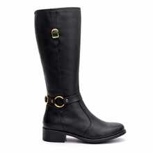 Women's Riding Boots, Tall And Long Shaft, Elegant For Horseback Riding And Galloping. - 黑色 - 查看 6