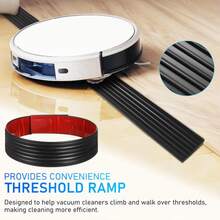 1pc 0.9m X 5cm Multi-Purpose Ramp Threshold Ramp - Self-Adhesive, Durable, Anti-Slip, Suitable For Robotic Vacuum Cleaners - C - View 5