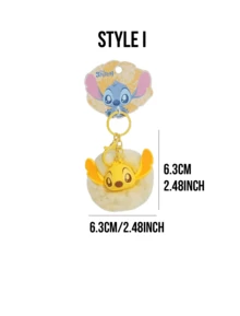 Disney "Lilo & Stitch" Series Plush Pendant Keychain, Cartoon Character Design With Printed Details, Cute Alien Plush Decor Hanging Accessory For Bags, Backpacks Or Keys, Fun Collectible Decoration, Showcasing The Beloved Disney Character Stitch, Suitable As A Meaningful Gift For Friends, Disney Fans, Birthdays, Holidays And Special Occasions - Multicolor - View 20
