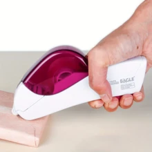1 pieza Cortador de cinta automático, dispensador de cinta manual con cobertura completa, sin batería, adecuado para envolver regalos de Navidad y del hogar - Multicolor - Ver 4