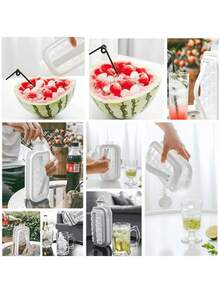 2-In-1 Foldable Cube Ice Cube Grid, Ice Tray, Mesh Design Silicone Ice Cube Mold, Suitable For Home And Travel, Graduation Season Ice Cube Supplies - Multicolor - View 8