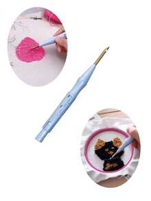 4 Adjustable Punch Needle, 4 Length Options, Comes With Threader, Suitable For Punch Embroidery, Hand Embroidery, Crafting And More, A Practical Tool For Handcraft And Weaving - 4D Adjustable Needle - View 4