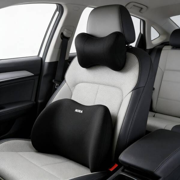 1 chiếc đệm đỡ lưng dùng trong ô tô/văn phòng, có thể dùng làm gối tựa eo khi ngủ hoặc đệm đỡ lưng khi nằm.