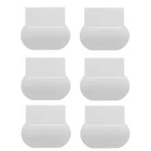 1/2/6pcs Toilet Seat Riser, 2pcs Self-Adhesive Toilet Lid Lifter, Stick-On Toilet Lid Handle Lift Tool For Office, Home, Hotel - Multicolor - View 12