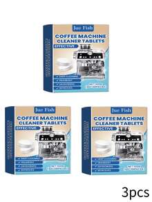 JUE FISH 20 Tablets Coffee Machine Cleaner, Espresso Maker Descaling Tablets, Deep Cleaning Remover For Coffee Oil & Mineral Deposits, Universal Pod Coffee Maker Accessories For Home Office,Gifts For Men And Women Suitable For Mother's Day, Father's Day, Birthdays, Weddings And Parties,Quick Ship Items,Free Shipping - Coffee Machine Cleaning Effervescent Tablets - View 13