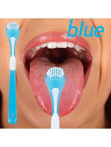 1 dụng cụ làm sạch lưỡi hai mặt, trợ thủ đắc lực cho việc chăm sóc răng miệng nhẹ nhàng! Một mặt có các núm silicon mềm mại giúp mát-xa nhẹ nhàng bề mặt lưỡi và loại bỏ mảng bám nhẹ; mặt còn lại có đầu cạo cong giúp loại bỏ hiệu quả cặn bám trên lưỡi. Thiết kế tác động kép, giải pháp một bước giúp loại bỏ hơi thở hôi và mảng bám dày trên lưỡi. Định nghĩa lại việc chăm sóc răng miệng bằng cách vượt xa các phương pháp làm sạch đơn lẻ. - Nhiều màu - Xem 5