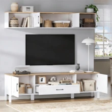 Television Stands & Entertainment Centers - White - View 4