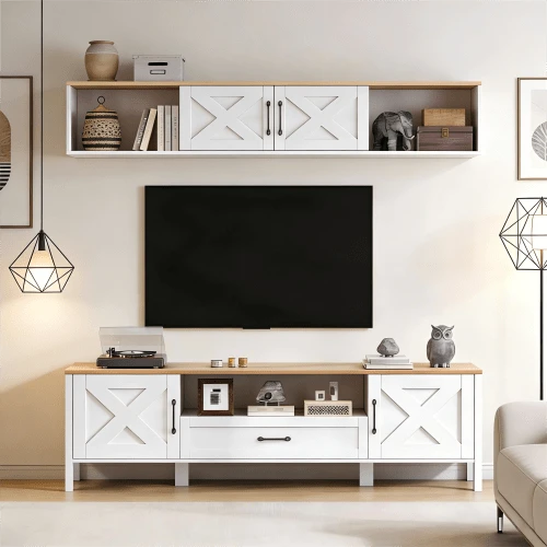 Television Stands & Entertainment Centers - White - View 1