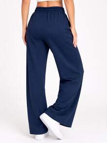 Women's Sweatpants - Màu xanh hải quân - Xem 2