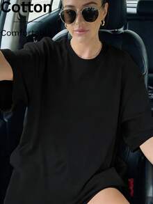 Women T-Shirts - Black - View 6