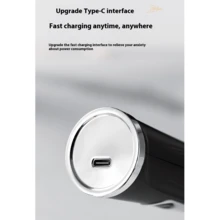 2-In-1 Rechargeable Electric Milk Frother, Handheld Milk Foamer, High-Speed Drink Mixer, Coffee Milk Frother; 2-In-1 Electric Hand Mixer, New Christmas Item For Home Use - Multicolor-double Head - View 3