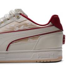 PUMA Caven 3.0 透氣低筒運動鞋 中性款 白色紅色 - 白紅 - 查看 7