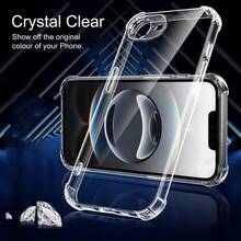 Transparent Anti-Drop Soft TPU Phone Case Compatible With IPhone 17 Series, 17e, 17 Pro, 17 Pro Max, Air, 16 Series, 16e, 16 Pro, 16 Pro Max, 16 Plus, 15 Series, 15 Pro, 15 Pro Max, 15 Plus, 14, 13, 12, 11 Series, Anti-Slip And Scratch-Resistant Full Protection Back Cover - Clear - View 6