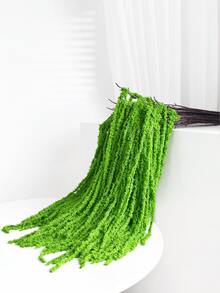 1/2/3件装人造120厘米桉树叶花环，适用于墙面、客厅、卧室、婚礼、派对装饰、桌面摆件、家居、书桌、厨房、婚礼、餐桌摆件、中心装饰品、办公室、花园、户外、房屋、庭院装饰，四季皆宜。 - 綠色 - 查看 2