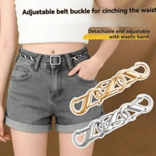 Đai nịt eo bằng vải denim có khóa cài, định hình eo có thể điều chỉnh, không cần may, không cần khoan, giúp giảm vòng eo. - Nhiều màu - Xem 4