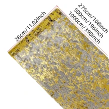Chemin de table en maille noire avec feuille d'or pailletée, maille noire brillante avec feuille d'or, élégant et à la mode, convient pour les décorations de Noël, Halloween, Saint-Valentin, Thanksgiving et autres fêtes, table à manger, mariage, anniversaire, décoration de centre de table pour restaurants, hôtels, cafétérias - Multicolore - Voir 4