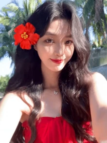 7件套红色夏威夷芙蓉花发夹，适合女性和女孩，大号多色热带人造花发夹，波西米亚风发饰，适合夏季海滩度假、夏威夷派对、婚礼回礼和情人节，爪夹、发夹、发卡、头饰、发卡 - 彩色 - 查看 6