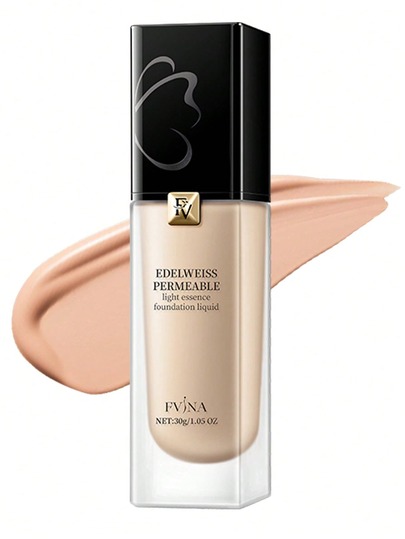 FV High Coverage Oil-Control Foundation - Menutupi Tanpa Berminyak atau Menggumpal, Membuat Kulit Lebih Halus, Cocok untuk Semua Jenis Kulit, Makeup Merek Ternama, Sempurna untuk Gaya Retro Y2K, Hadiah Hari Valentine, Makeup Pesta, Warna Terbaik