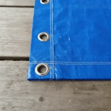 DuVlo Lona Azul Impermeable de Polietileno 2x3 Metros Resistente Multiusos Cubierta Protectora para Exterior Interior Uso en Jardín Construcción Camping Protección contra Lluvia Sol y Polvo Durable - Azul - Ver 3