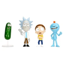 Simba RICK AND MORTY Figura coleccionable de aleación de 2.5 pulgadas de Jada Rick y Morty - Decoración de escritorio de aleación detallada de Meeseeks - Regalo divertido para adolescentes - Multicolor - Ver 2