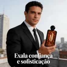 Afnan 9 PM Elixir Parfum Intense - Notas Especiadas Quentes, Couro E Patchouli - Fragrância Aromática E Sofisticada - 100ml - Fougere - View 4