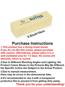 Slow-Rebound Butter-Scented Stress Relief Toy - Sensory Desktop Anxiety Relief Toy, Perfect For Valentine's Day, Birthdays, Or Party Gifts - A - Xem 2