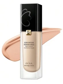 FV High Coverage Oil-Control Foundation - Conceals Without Greasiness Or Caking, Makes Skin Smoother, Suitable For All Skin Types, Brand Makeup, Perfect For Y2K Retro Fashion, Valentine's Day Gift, Party Makeup, Best Shade - F01 Matte Porcelain - View 11