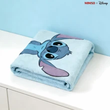 MINISO X Disney Stitch Peekaboo Ultra Soft Absorbent Bath Towel,  Cute Cartoon Stitch Print, Absorbent Cotton Towel For Bathroom, Beach, Pool - 彩色 - 查看 2