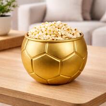 Tazon botanero en forma de balón, platos de fiesta de fútbol, plato con forma de fútbol, suministros de fiesta con temática de fútbol, adecuados para decoración de fútbol y decoración de cumpleaños deportivos - Ver 2