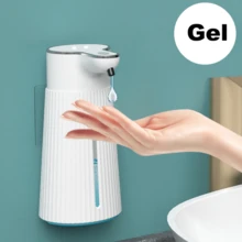400ml Automatic Foam Soap Dispenser, Wall-Mounted, 2 Modes Adjustable, Contactless Rechargeable Electric Liquid Soap Dispenser, Suitable For Commercial Or Home Use - M9 - View 12