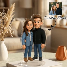 Custom 3D Acrylic Figurine, Custom Photo, Family Custom Photo Frame, Mother's Day Gift, Birthday Gift, Anniversary Gift, Mom Gift, Home Decor, Home Life - Multicolor - View 11