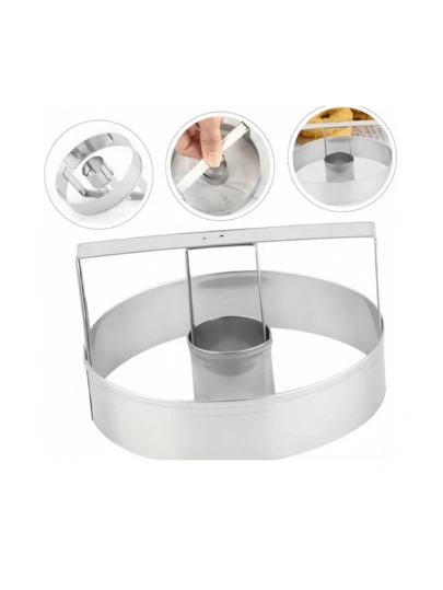 Molde mini resistente al calor para donas, molde de hornear pequeño para donas deliciosas, fácil de limpiar