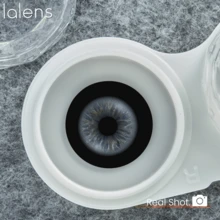 LEERMOO عدسات طبية قابلة للتخلص منها سنويًا من تصميم كوري طبيعي للطلاب في المدارس والحياة اليومية وأحداث الاحتفالات والهالوين والتنكر والمهرجانات الملونة - كان بلو - مشاهدة 6