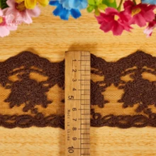 1/5 Yard European Style Crown Embroidered Inelastic Lace Trim, Suitable For DIY Wedding Decoration, Curtains, Tablecloths, Sofa Covers, Clothing Decoration, Home Decor, And Beginner Sewing - Multicolor - View 6