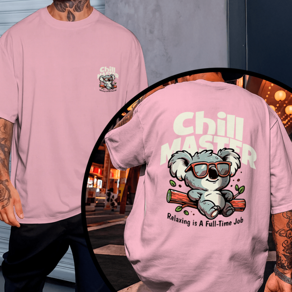 Camiseta Algodão Blusa Streetwear Over Confortável Caimento Grande Child Master