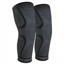 2 Pairs Unisex Professional Compression Knee Sleeves | Sports Protective Gear - Suitable For Meniscus/ACL Protection ✔ Fit For Running, Basketball, Hiking - Multicolor - View 1