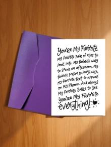 1 Bộ thiệp "Em Là Tình Yêu Của Anh"/Thiệp Valentine, Thiệp dành cho người yêu/Thiệp Anh Yêu Em/Thiệp tình yêu/Thiệp dành cho bạn trai/Thiệp sinh nhật bạn trai - Kiểu A - Xem 23