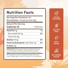 Mushroom Instant Coffee | USDA Organic Medium Roast USA Grown | 6 Adaptogenic Mushrooms (Lions Mane, Turkey Tail) | Supports Cognitive Focus, Energy & Immune Health | 30 Servings Functional Coffee - CÀ PHÊ NẤM - Xem 8